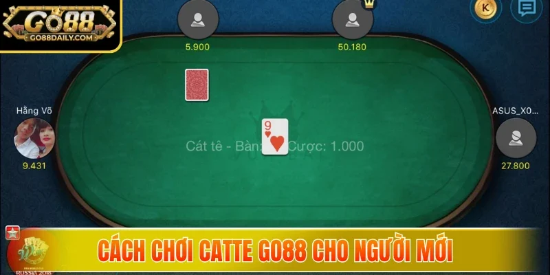 Cách chơi Catte Go88 cho người mới