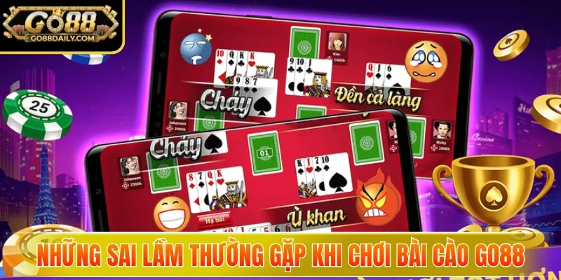 Những sai lầm thường gặp khi chơi Bài cào Go88
