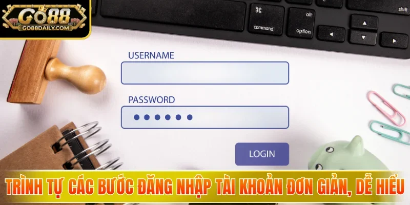Trình tự các bước đăng nhập tài khoản đơn giản, dễ hiểu